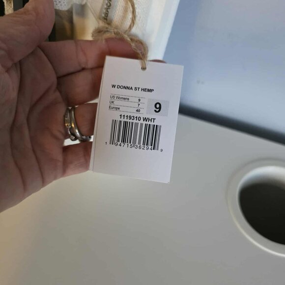 NWT Sanuk Donna soft top Hemp Slip-Ons White - Picture 4 of 5